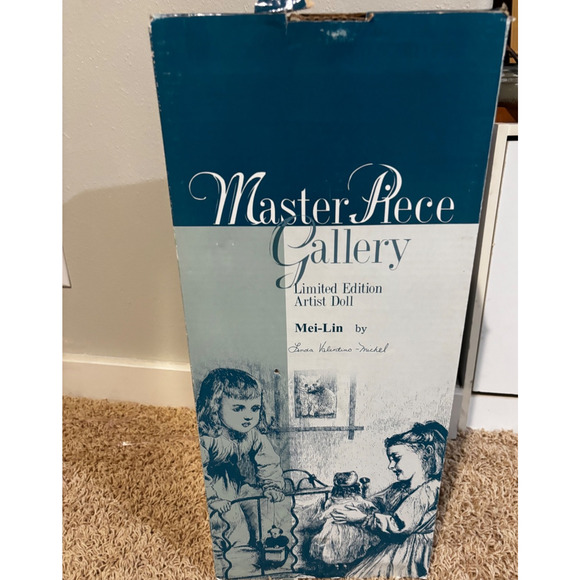 RARE & LTD " MEI-LIN" By Linda Valentino Michel ARTIST Asian Porcelain Doll New - Picture 8 of 9